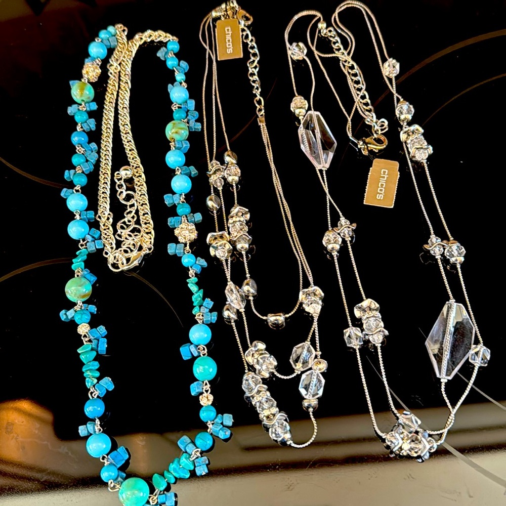 NWT and NWOT Chico’s necklaces